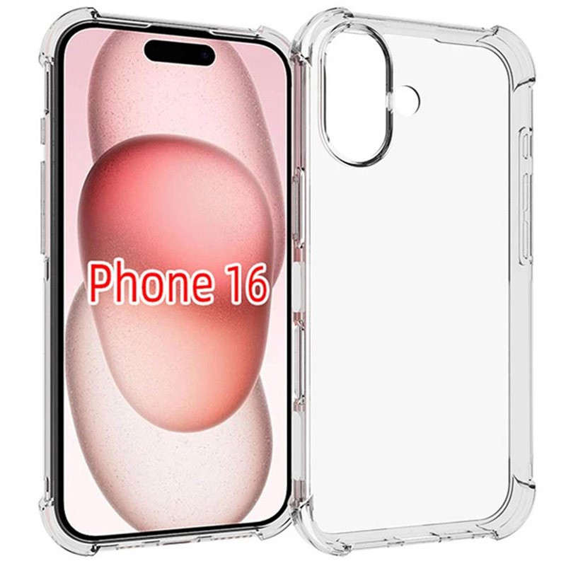 TPU чехол GETMAN Ease logo усиленные углы для Apple iPhone 16 (6.1") Херсон - зображення 1