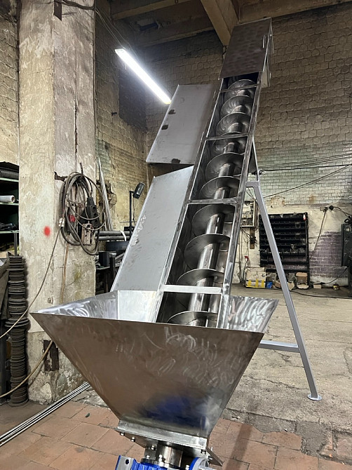 Шнековые погрузчики муки, порошков из нержавеющей стали Полтава - зображення 1