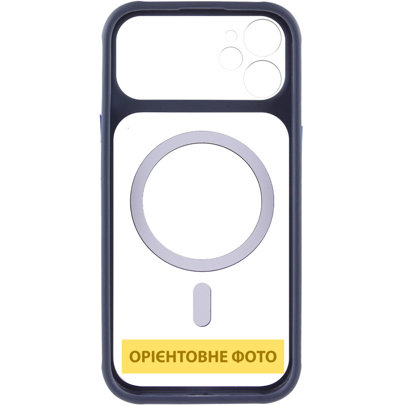 Чехол TPU+PC GETMAN Moon Clear with MagSafe для Apple iPhone 12 (6.1") Херсон - изображение 4