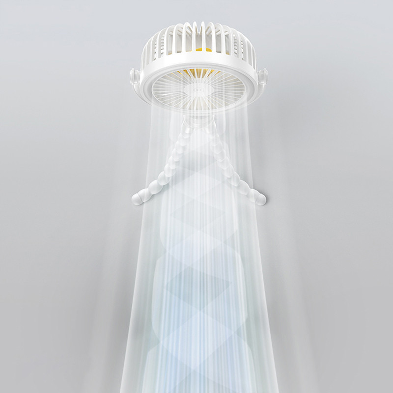 Портативный вентилятор Usams ZB289 Baby Stroller fan 2000mAh Херсон - изображение 2