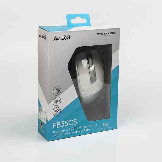Мышь компьютерная безпроводная A4Tech FB35CS Icy White белая Київ