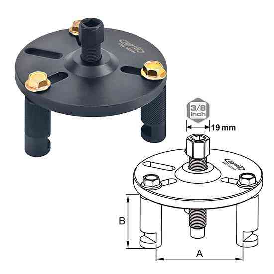 Съёмник шестерни распредвала универсальный d60-100мм  TOPTUL JGAI0504 Харьков