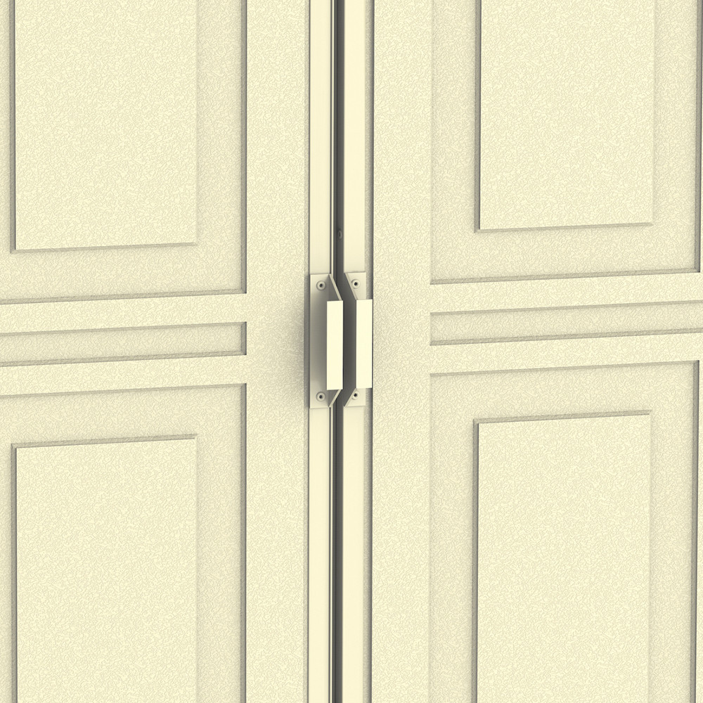 Сарай пластиковый DuraMate 240x163x186 см слоновая кость Київ - зображення 6