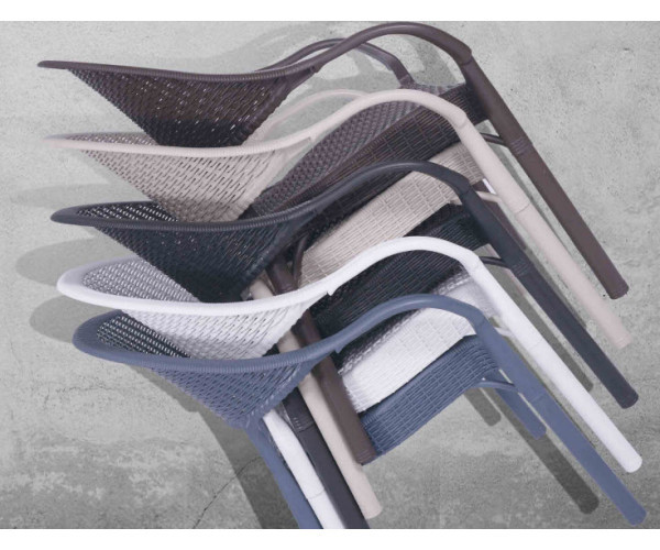 Стілець Софія пластиковий ротанг Дніпро - зображення 3