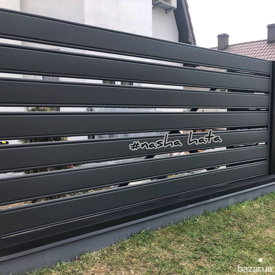 Сучасні ворота,калітка та огорожа Ранчо - Умань Черкаси - зображення 6
