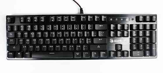 Клавиатура компьютерная проводная Bloody B820R USB Black Red SW черная Київ