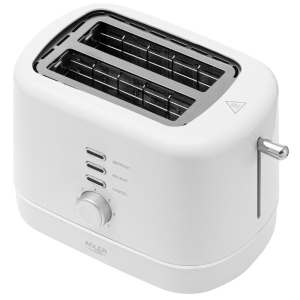 Тостер Adler AD 3224 white 850 Вт белый Київ - зображення 7