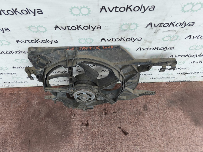 Диффузор с вентилятором Opel Vivaro 2.0 dci 2007-2010 (8200409469) Ковель - зображення 2