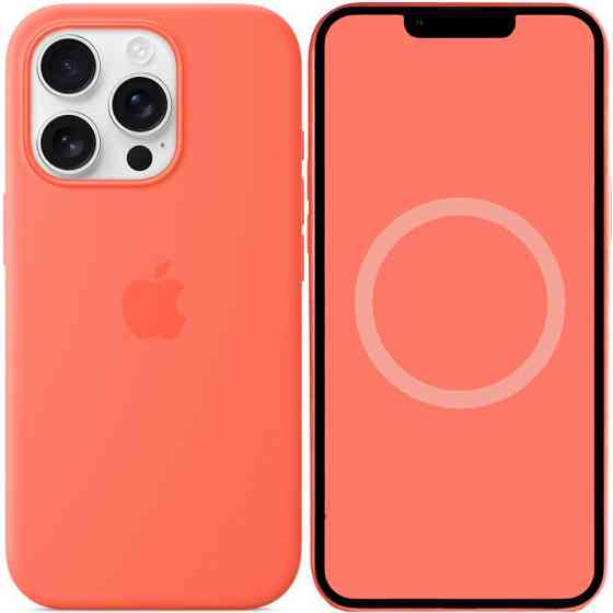 Чехол Silicone case (AAA) with Magsafe and Animation (button) для Apple iPhone 16 Pro (6.3") Херсон