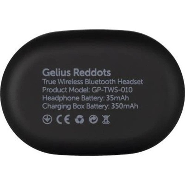 Bluetooth-гарнітура Gelius Reddots GP-TWS010 Black (Код товару:42667) Харьков - изображение 3