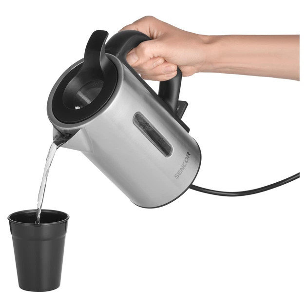 Электрочайник Sencor SWK 170SS 0.5 л серебристый Київ - зображення 6