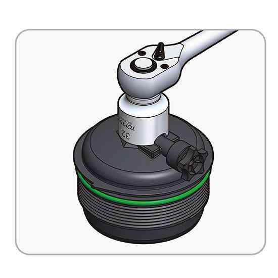 Головка для топливного фильтра (Ford 2.0 EcoBlue TDCi)  TOPTUL JDCX1632 Харьков