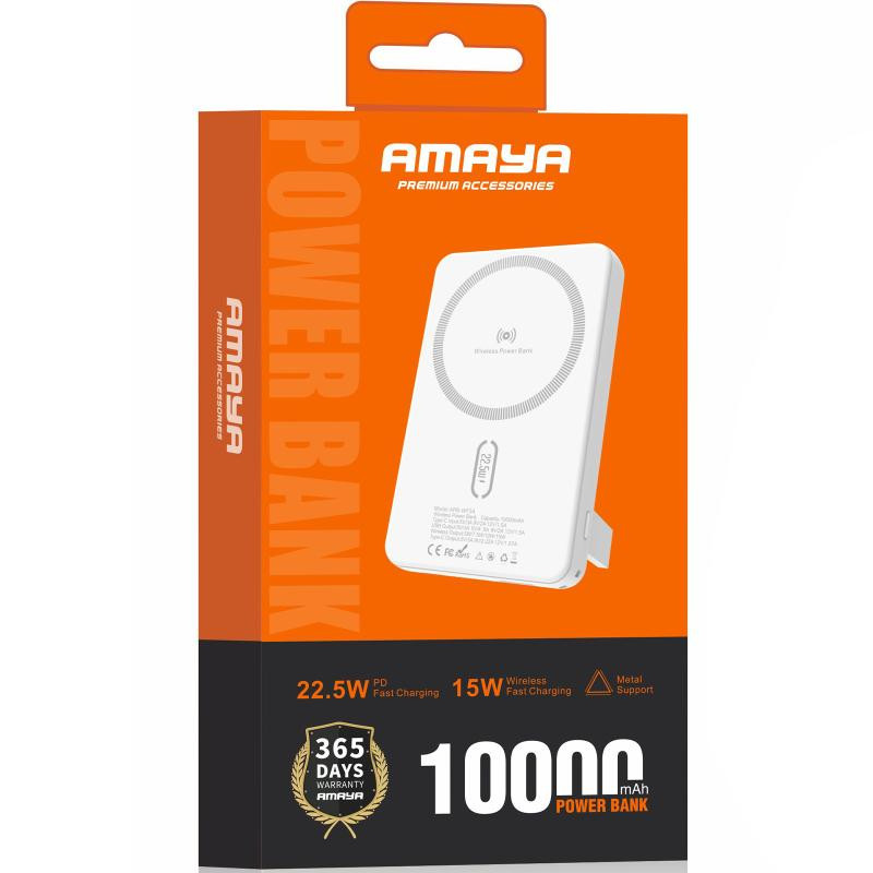 Портативное ЗУ Power Bank Amaya WF54 15W+PD22.5W с БЗУ 10000 mAh Херсон - зображення 2