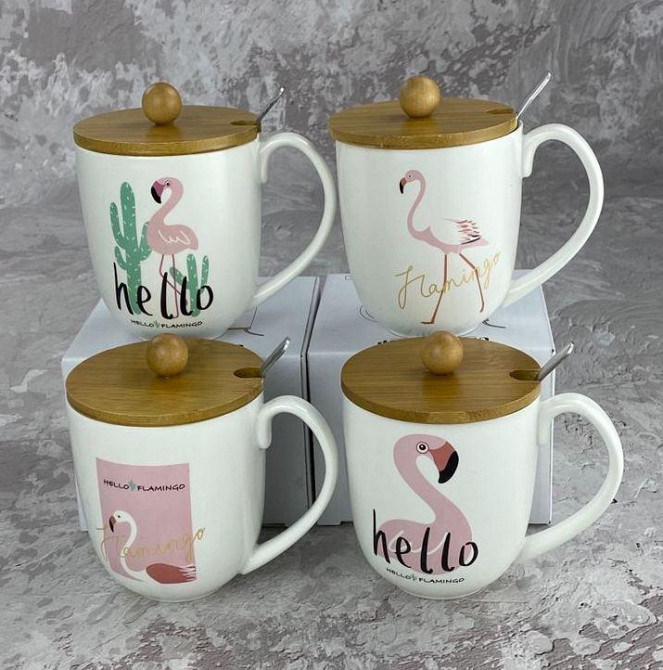 Кружка OLens Хеллоу-Фламінго O8030-45 350 мл Київ - зображення 1