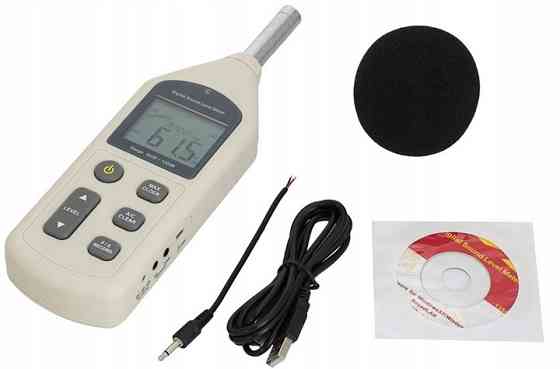 Шумомер USB 30-130 дБ BENETECH GM1356 Харків