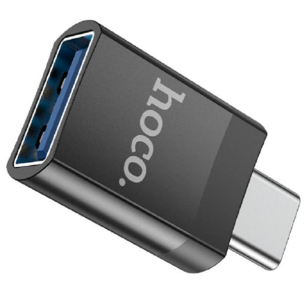 Адаптер Hoco UA17 Type-C male to USB female OTG USB3.0 Black Харків - зображення 7