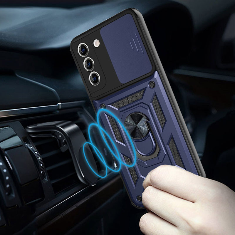 Ударопрочный чехол Camshield Serge Ring для Samsung Galaxy S21 Херсон - зображення 2