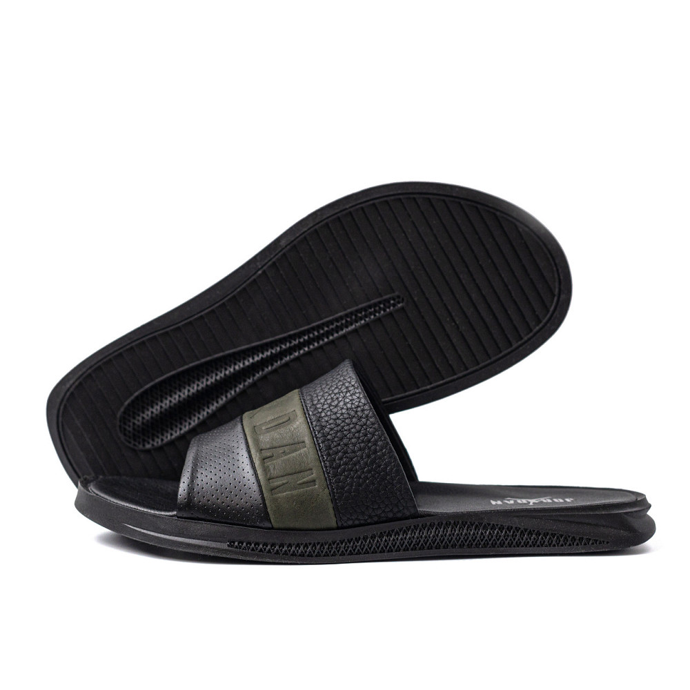 Мужские кожаные  летние шлепанцы-сланцы Jordan Київ - зображення 1