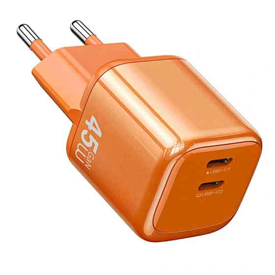 СЗУ WIWU G025 Cube PD45W (2USB-C) + кабель Type-C to Type-C Херсон