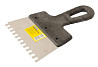 Шпатель зубчатый MASTERTOOL 150х6х6 мм 19-6615 Харьков
