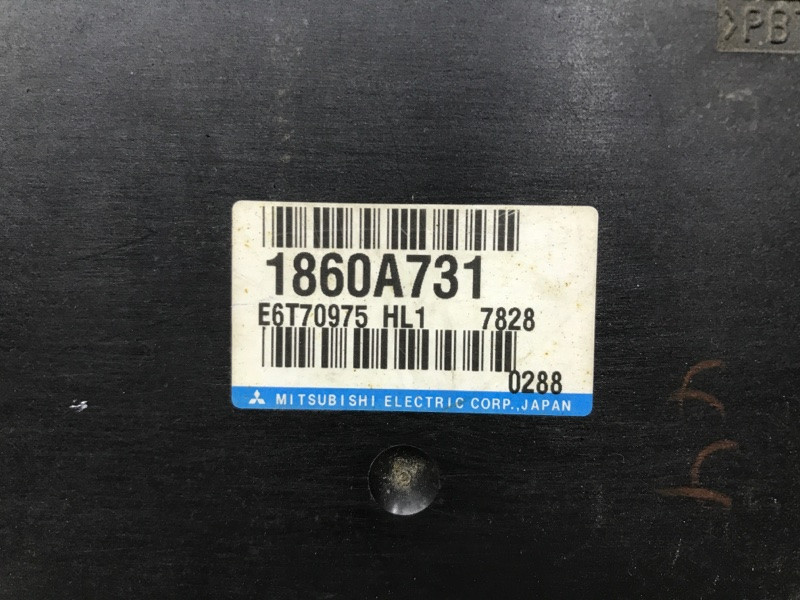 Блок управления двигателем Mitsubishi Lancer 2007-2017 1860A731 (Арт. 33667) Київ - зображення 4