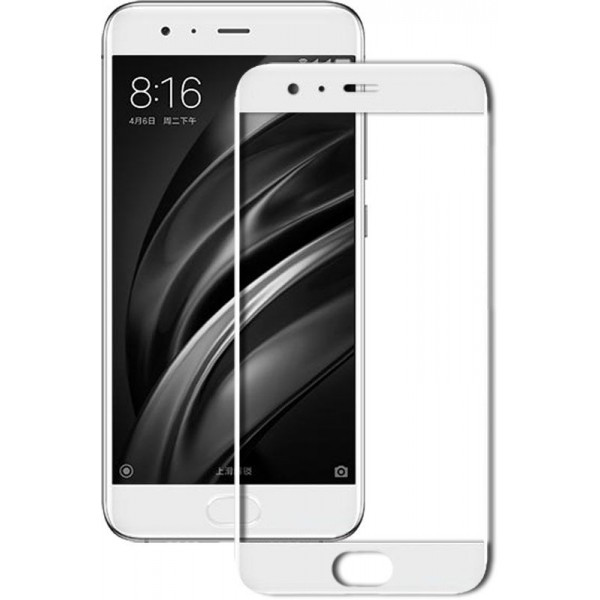 DM Защитное стекло Full Cover Xiaomi Mi6 White Харьков - изображение 1