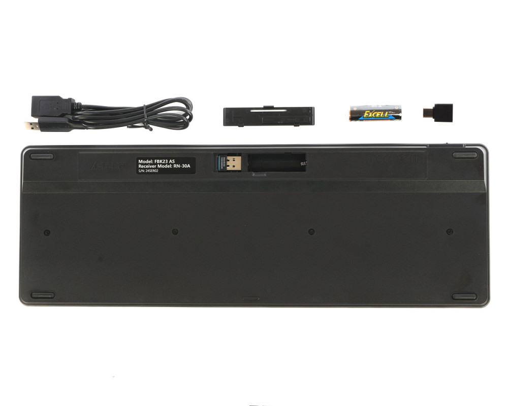 Клавиатура беспроводная A4Tech Fstyler FBK23 AS (Black) черная Київ - зображення 6