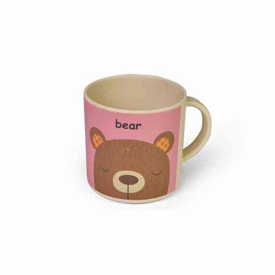 Кружка дитяча Fissman Ведмедик FS-9490 350 мл рожева Киев