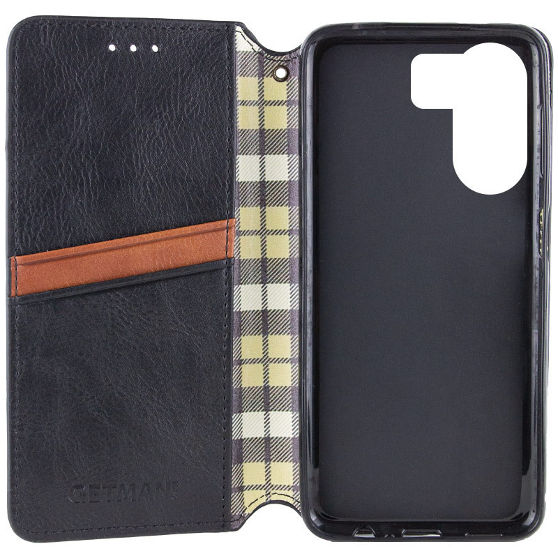 Кожаный чехол-книжка GETMAN Cubic (PU) для Xiaomi Redmi 13C / Poco C65 Херсон - зображення 9