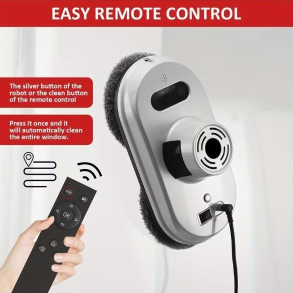 Автоматичний робот для миття вікон із дистанційним керуванням, живлення 110–220В Киев - изображение 4
