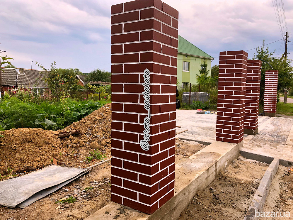 Швидкомонтажні бетонні стовпи для вашого захисту, від виробника НАША ХАТА ворота та паркани Одесса - изображение 11