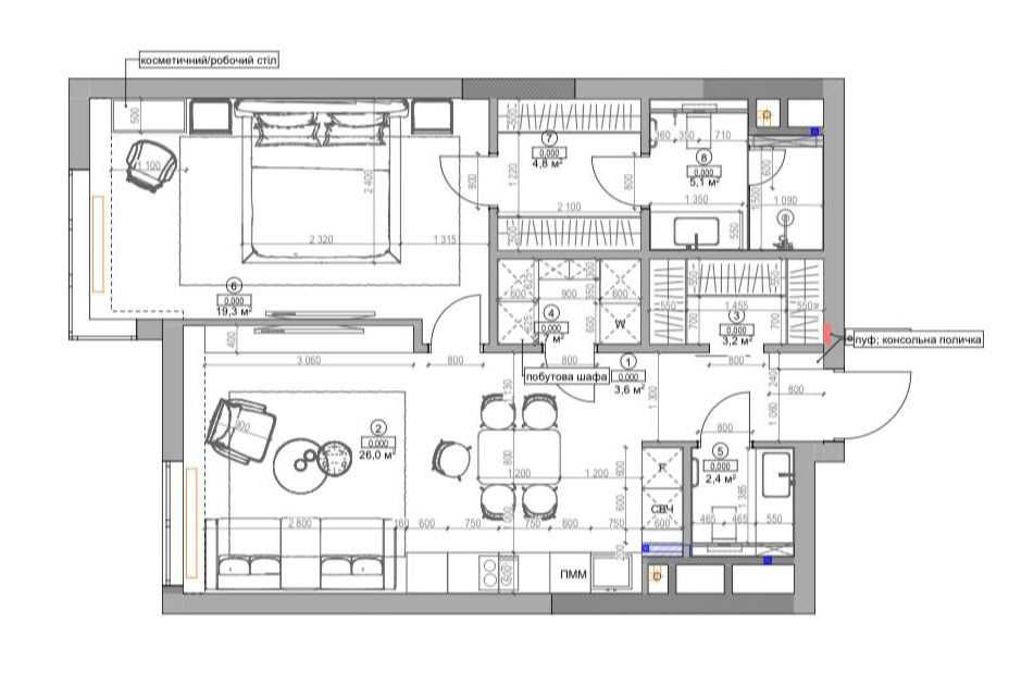долгосрочная аренда 2-к квартира Киев, Печерский, 2300 $/мес. Киев - изображение 4