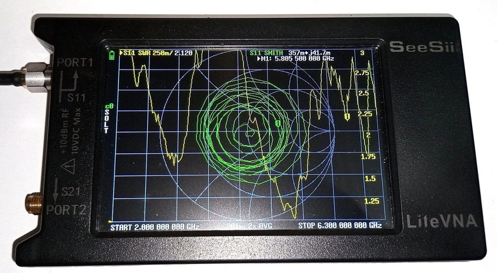 UWB-антенна 2260-3220MHz/4130MHz-10.5GHz 7dBi, до 40W, SMA-female, 50х50 мм Дніпро - зображення 6
