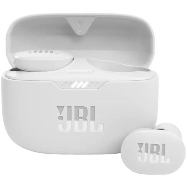 Bluetooth-гарнітура JBL Tune 130NC TWS White (JBLT130NCTWSWHT) (Код товару:23969) Харків - зображення 1