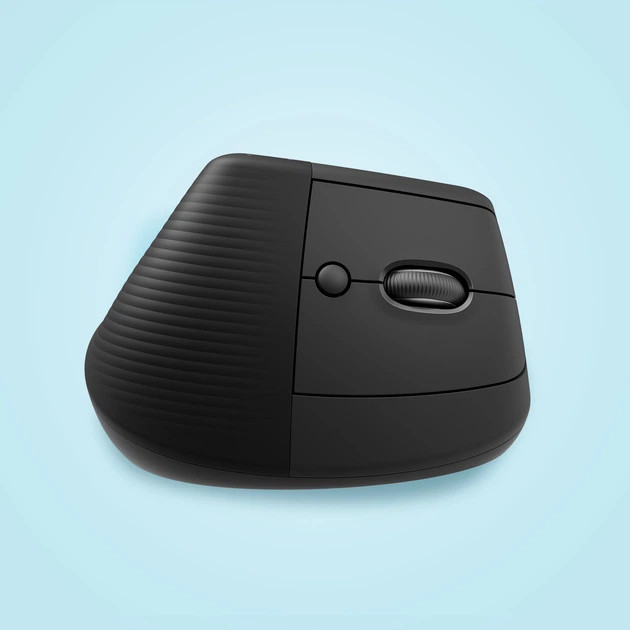 Мышь компьютерная безпроводная Logitech Lift Vertical Ergonomic Mouse Graphite L910-006473 графитова Київ - зображення 3