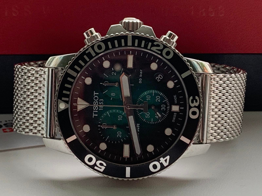 Дайверские часы TISSOT Seastar 1000 (НОВЫЕ) T120417 ремешок, браслет Киев - изображение 5