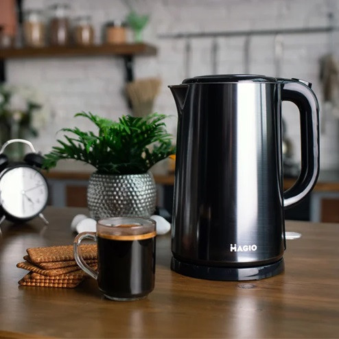 Электрочайник Magio MG-492 1.7 л графитовый Київ - зображення 3