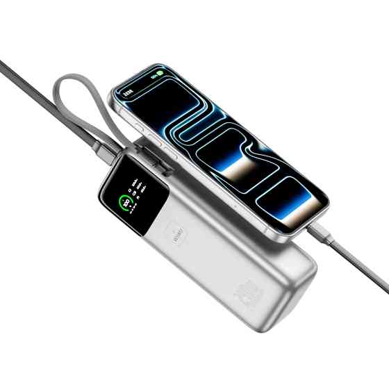 Портативное ЗУ Power Bank WIWU PM501 Power Mega PD67W with cable 15000 mAh Херсон