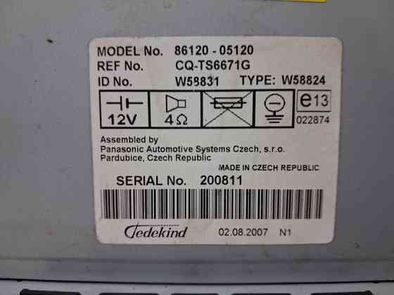 Магнитофон Toyota Avensis 2002-2010  (Арт. 78419) Київ