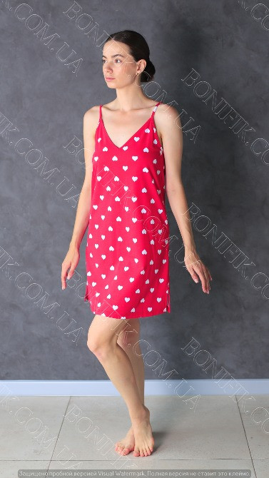 Ночная сорочка с рисунком "Amour" (арт. LDК 126/60/01) Кривий Ріг - зображення 1