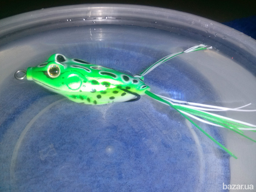 Лягушка воблер незацепляйка на щуку с хвостиком Бориспіль - зображення 4