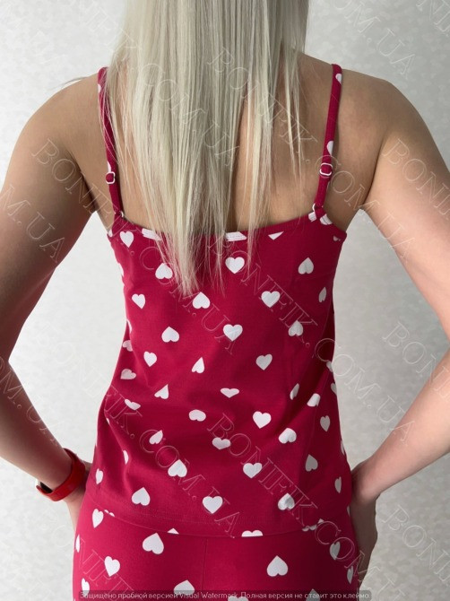 Женская пижама с рисунком из коллекции "Amour" (арт. LPK 4070/40/01) Кривой Рог - изображение 3