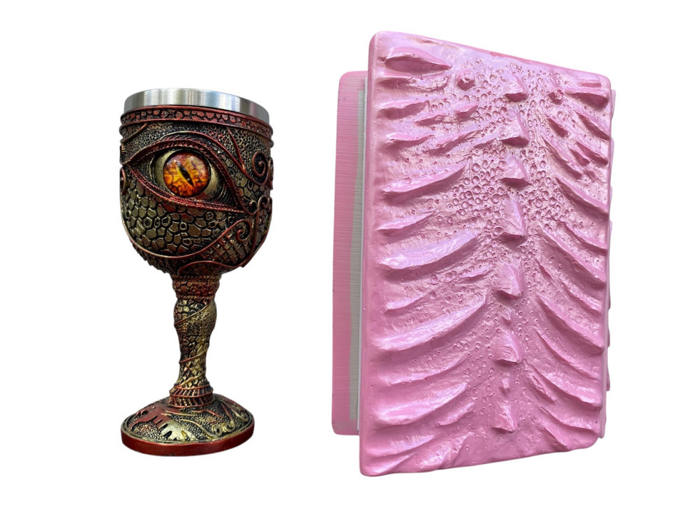 Подарочный набор Бокал 3D Глаз Orange и Блокнот 3D «Дракон Единорога» Київ - зображення 2