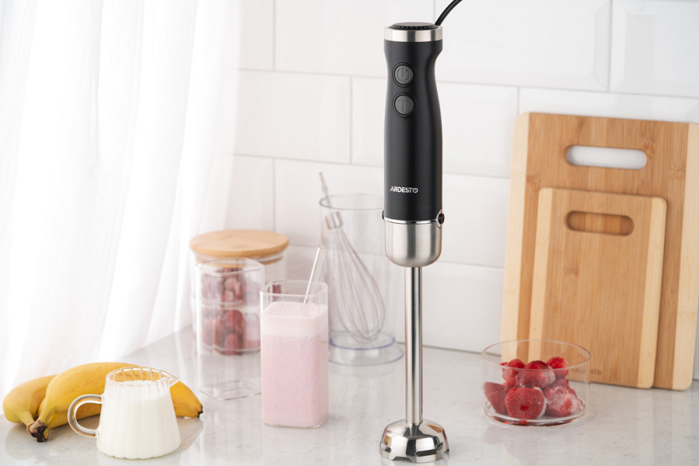 Блендер погружной Ardesto HBG-600BWH 600 Вт черный Київ - зображення 2