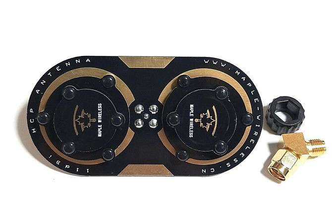 Антенна 4500-5280MHz 11dBi, до 10 Вт, RHCP FPV «Кленовый лист» c круговой поляризацией, SMA-male (шт Дніпро - зображення 1