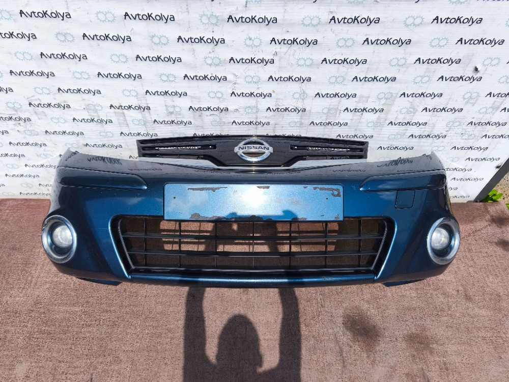 Бампер передний в сборе с туманками Nissan Note E11 2008-2012 (62022BH10H) Ковель - изображение 1
