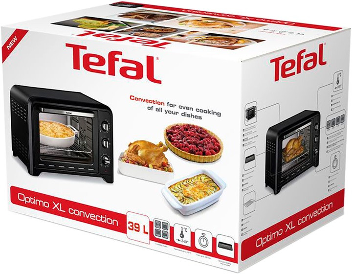 Печь электрическая Tefal Optimo OF484811 39 л черная Киев - изображение 5