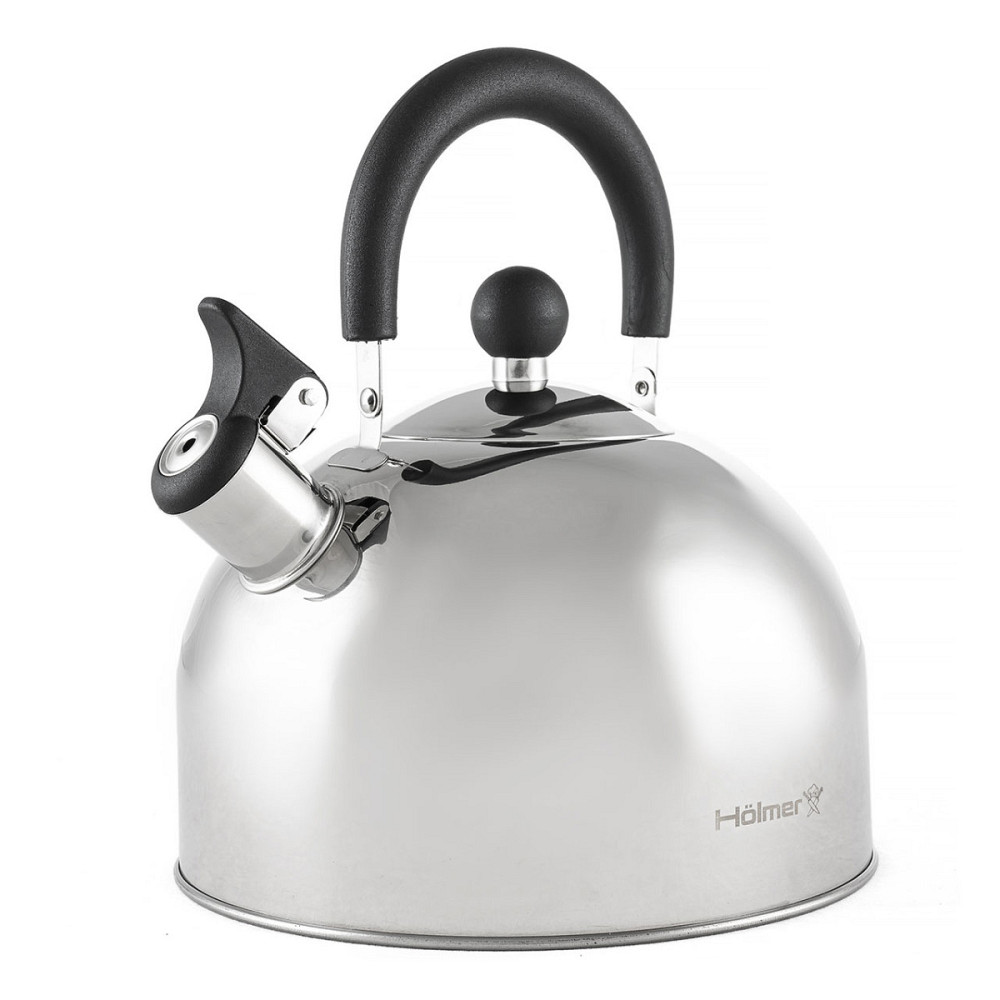 Чайник зі свистком Holmer Euphoria WK-4320-BSSS 2 л сірий Киев - изображение 1
