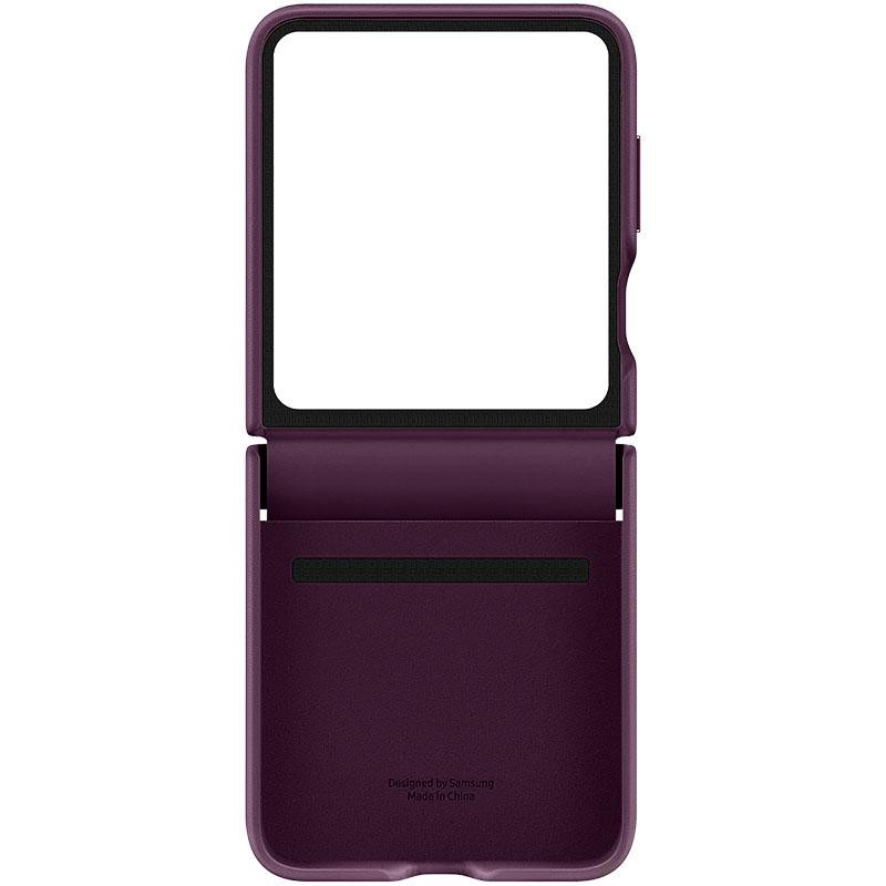 Кожаный чехол Leather Case (AAA) для Samsung Galaxy Z Flip5 Херсон - изображение 5