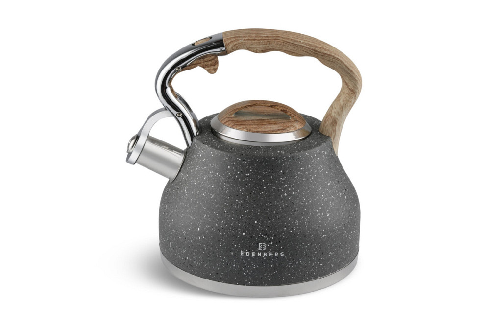 Чайник зі свистком Edenberg EB-8843-Grey 3 л сірий Киев - изображение 1